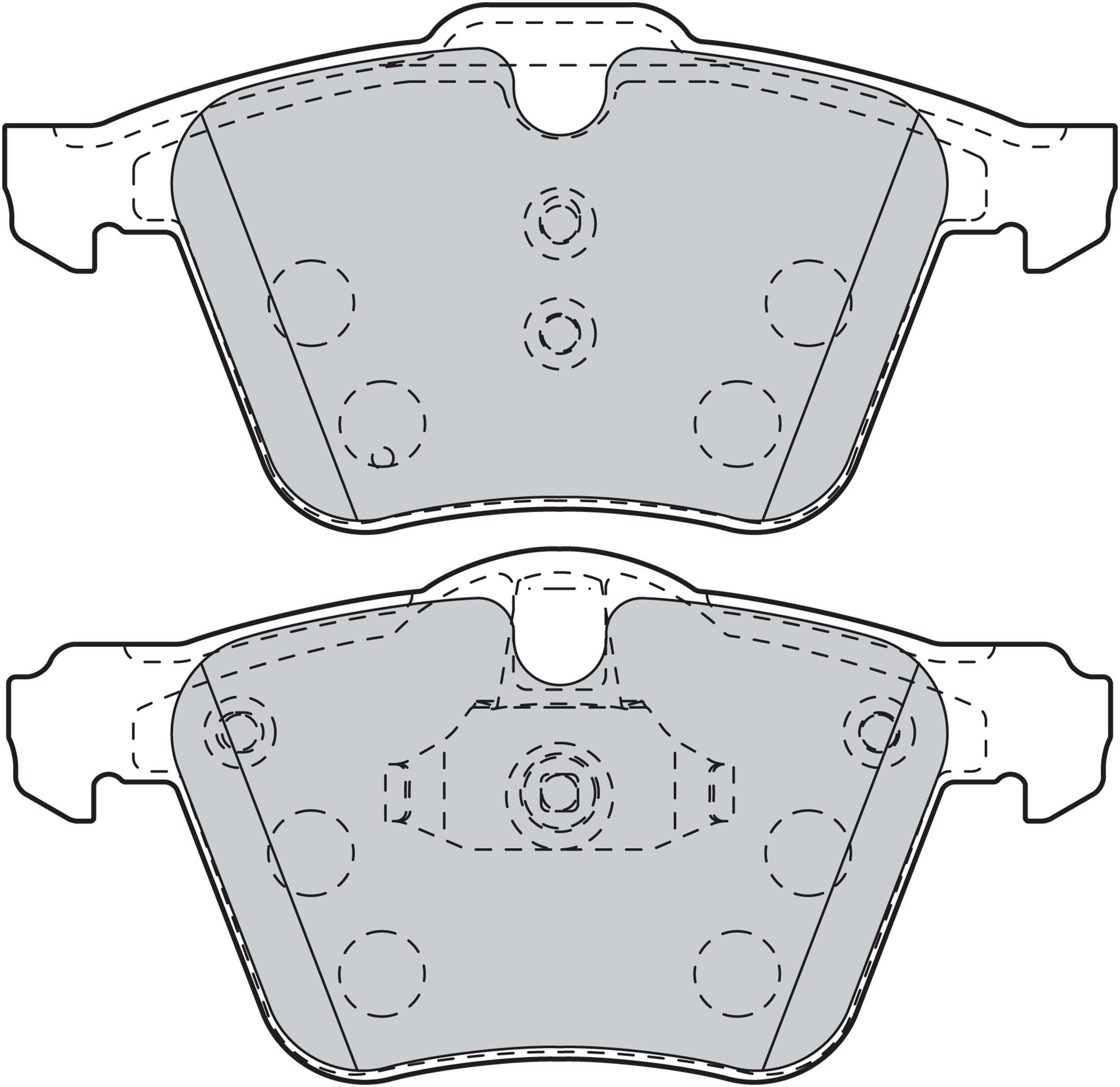 Jeu de 4 plaquettes de frein | VALEO