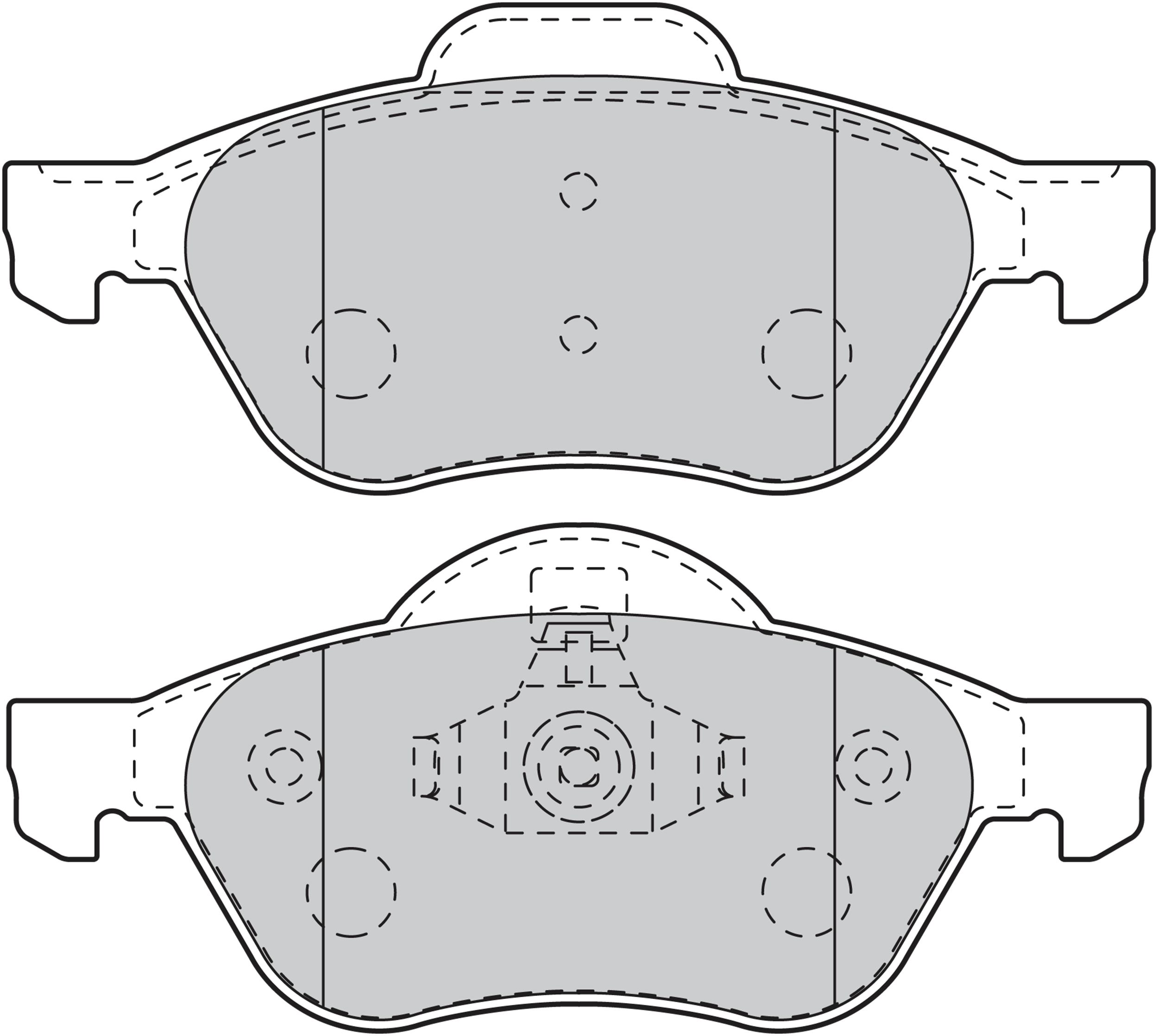 Jeu de 4 plaquettes de frein | VALEO