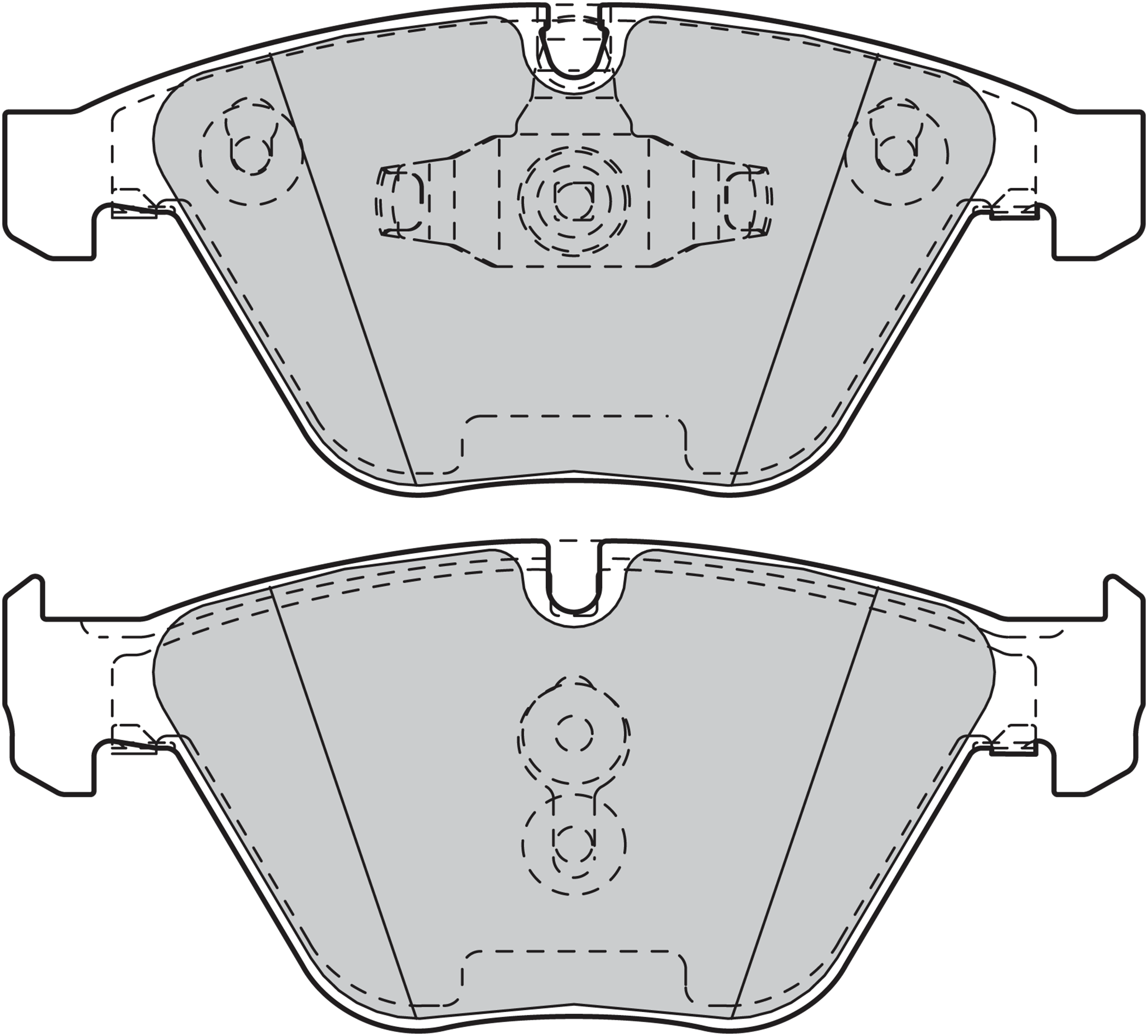 Jeu de 4 plaquettes de frein | VALEO