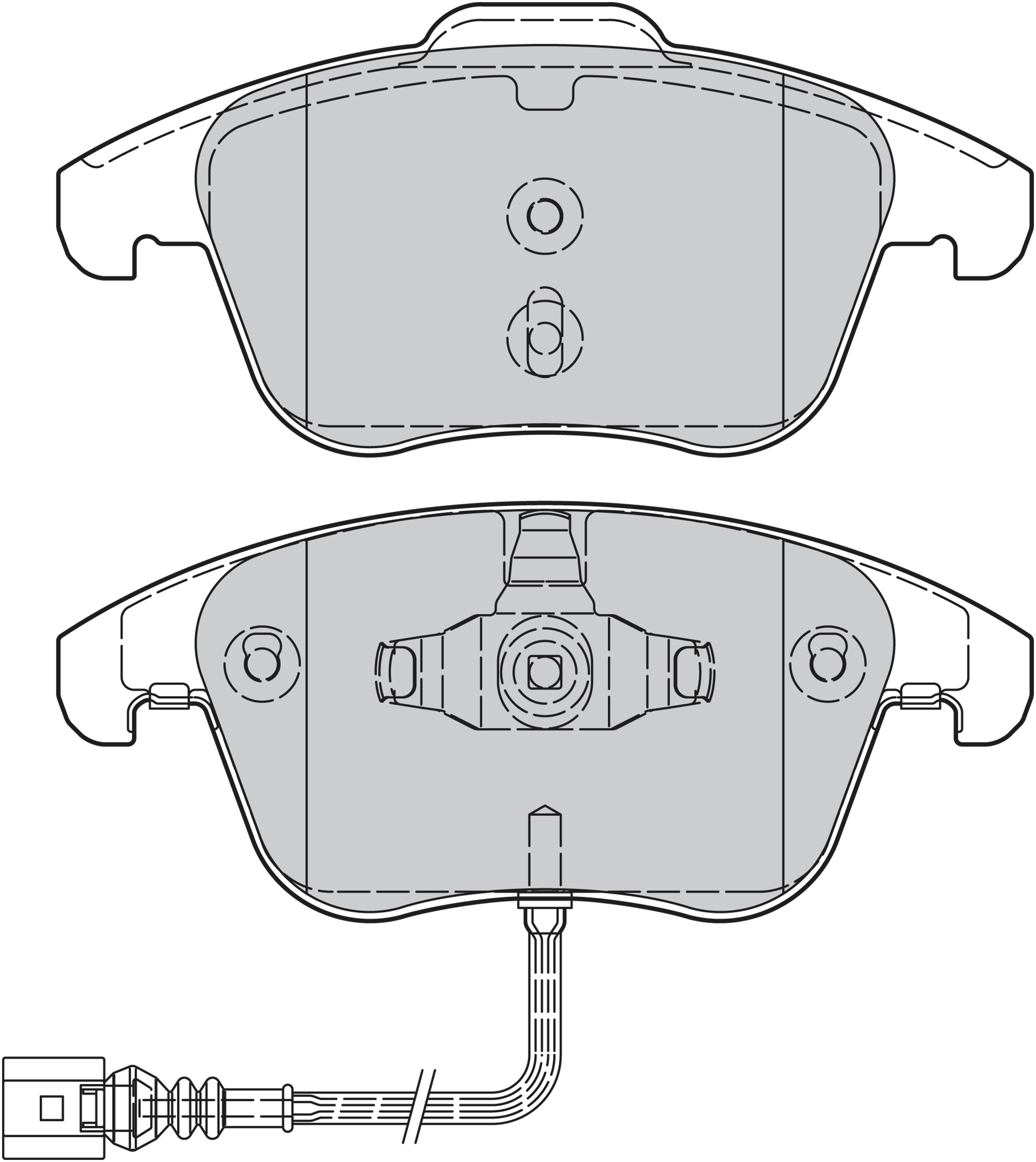 Jeu de 4 plaquettes de frein | VALEO