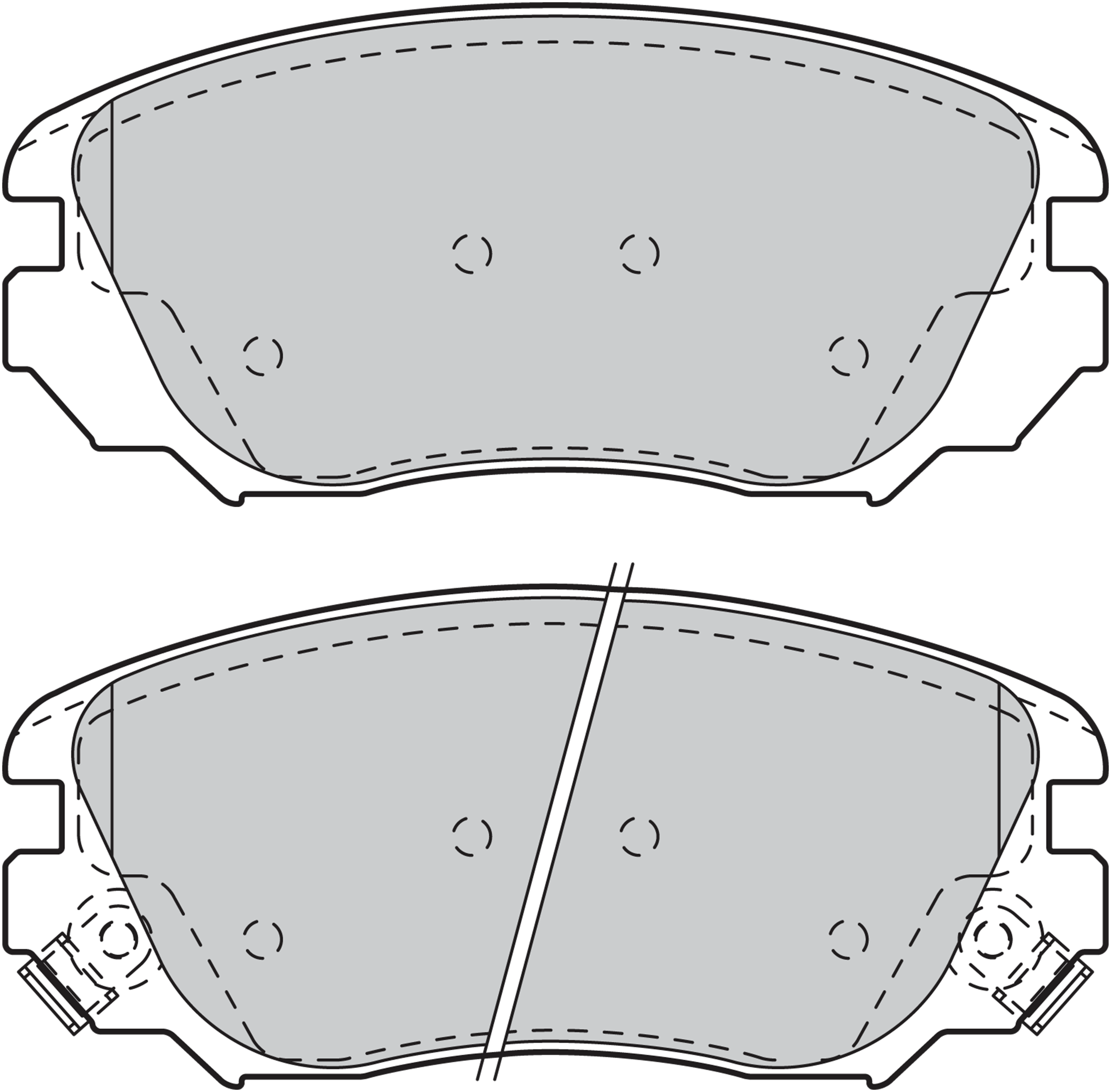 Jeu de 4 plaquettes de frein | VALEO