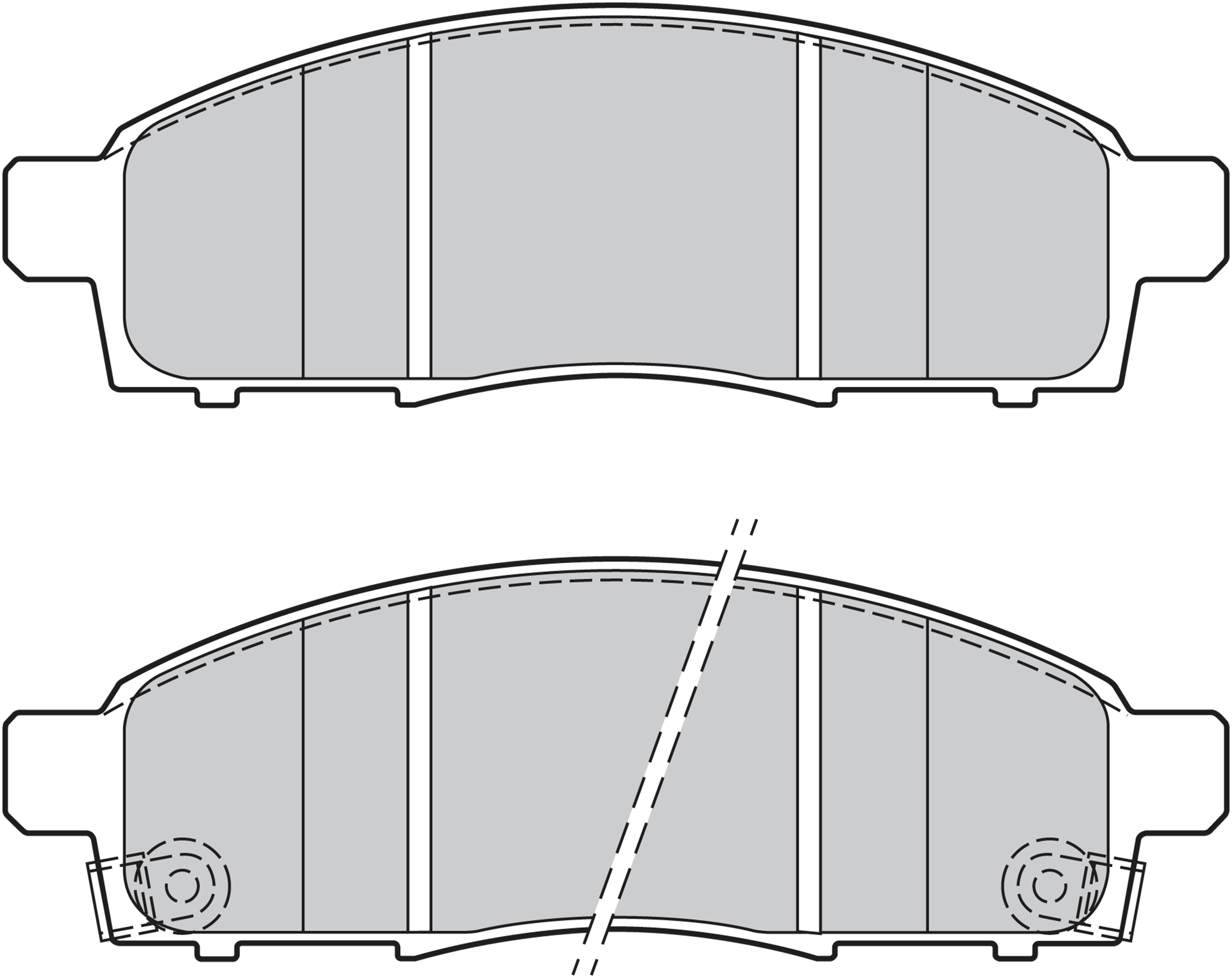 Jeu de 4 plaquettes de frein | VALEO