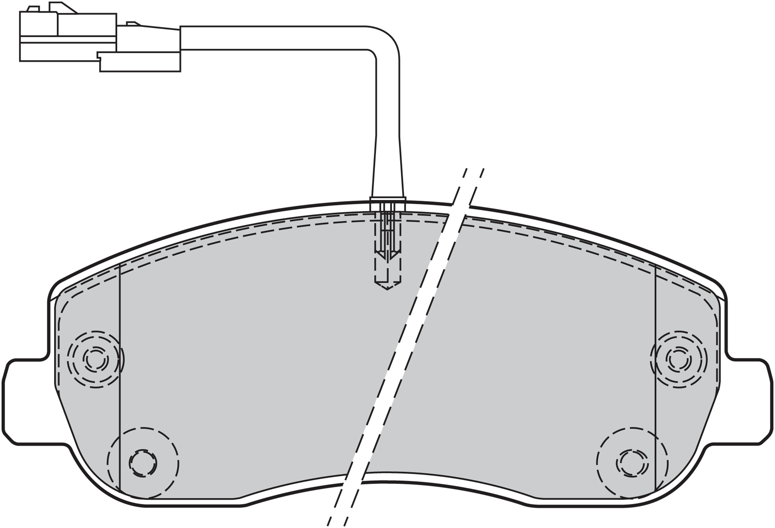 Jeu de 4 plaquettes de frein | VALEO
