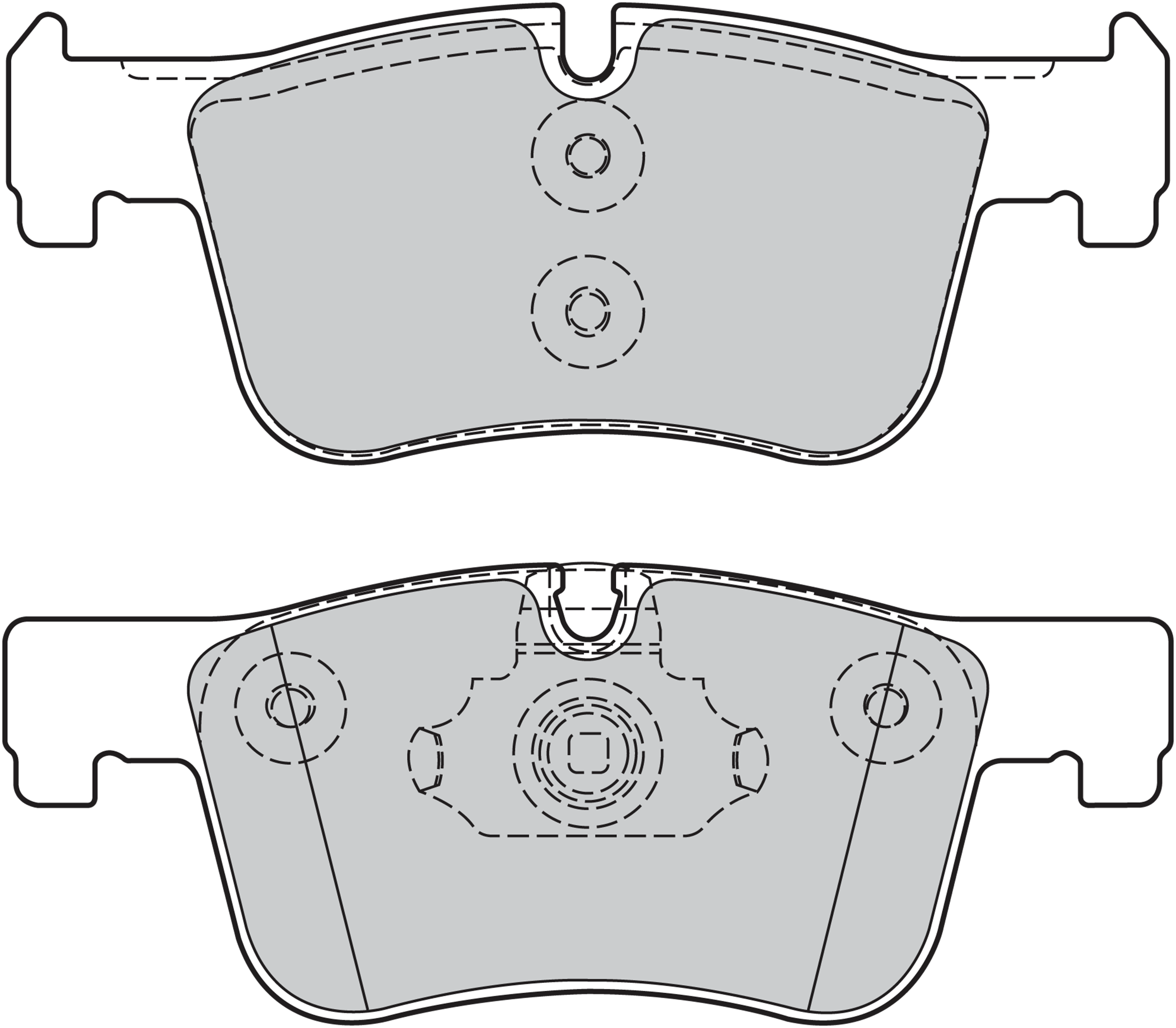 Jeu de 4 plaquettes de frein | VALEO