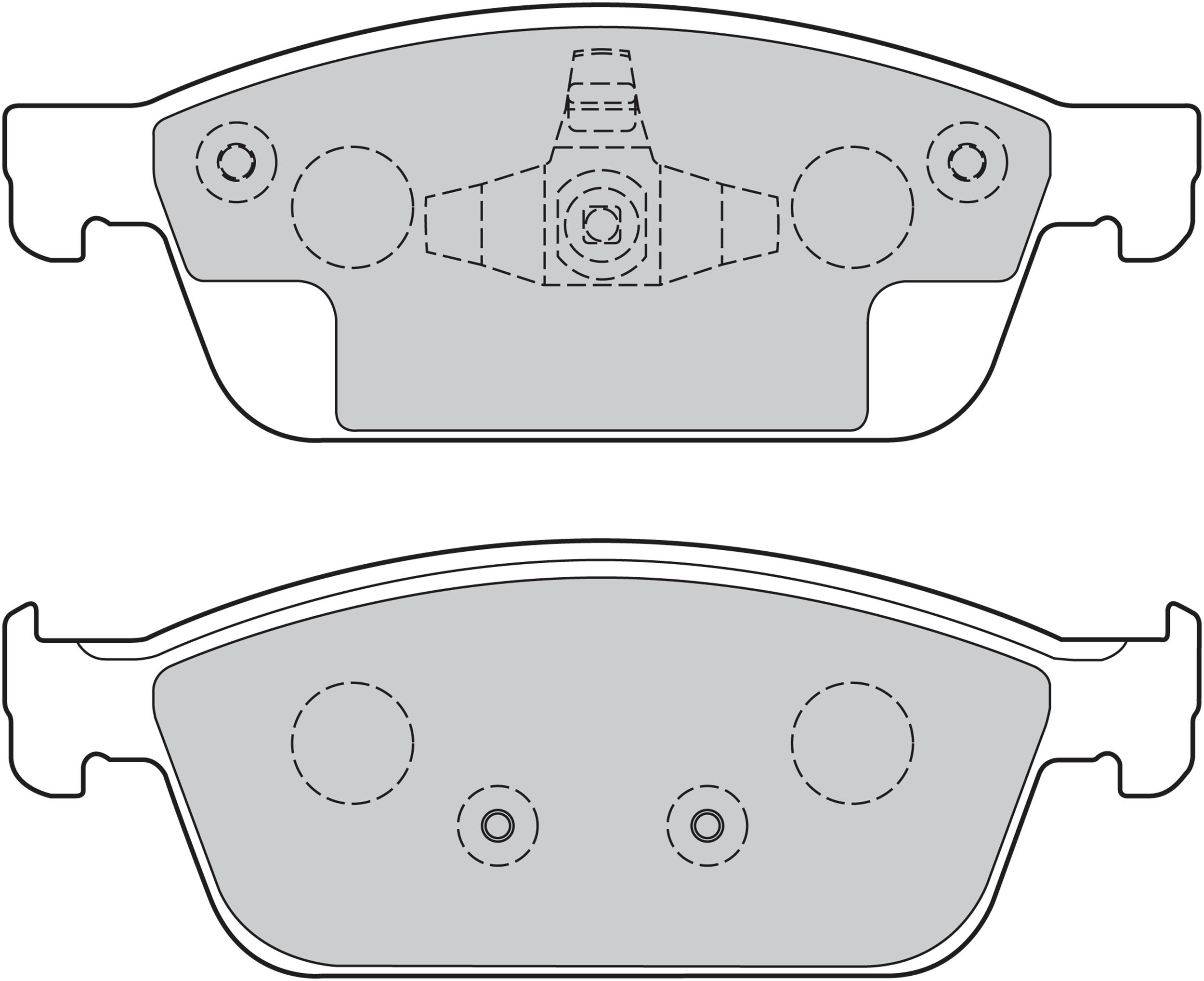 Jeu de 4 plaquettes de frein | VALEO