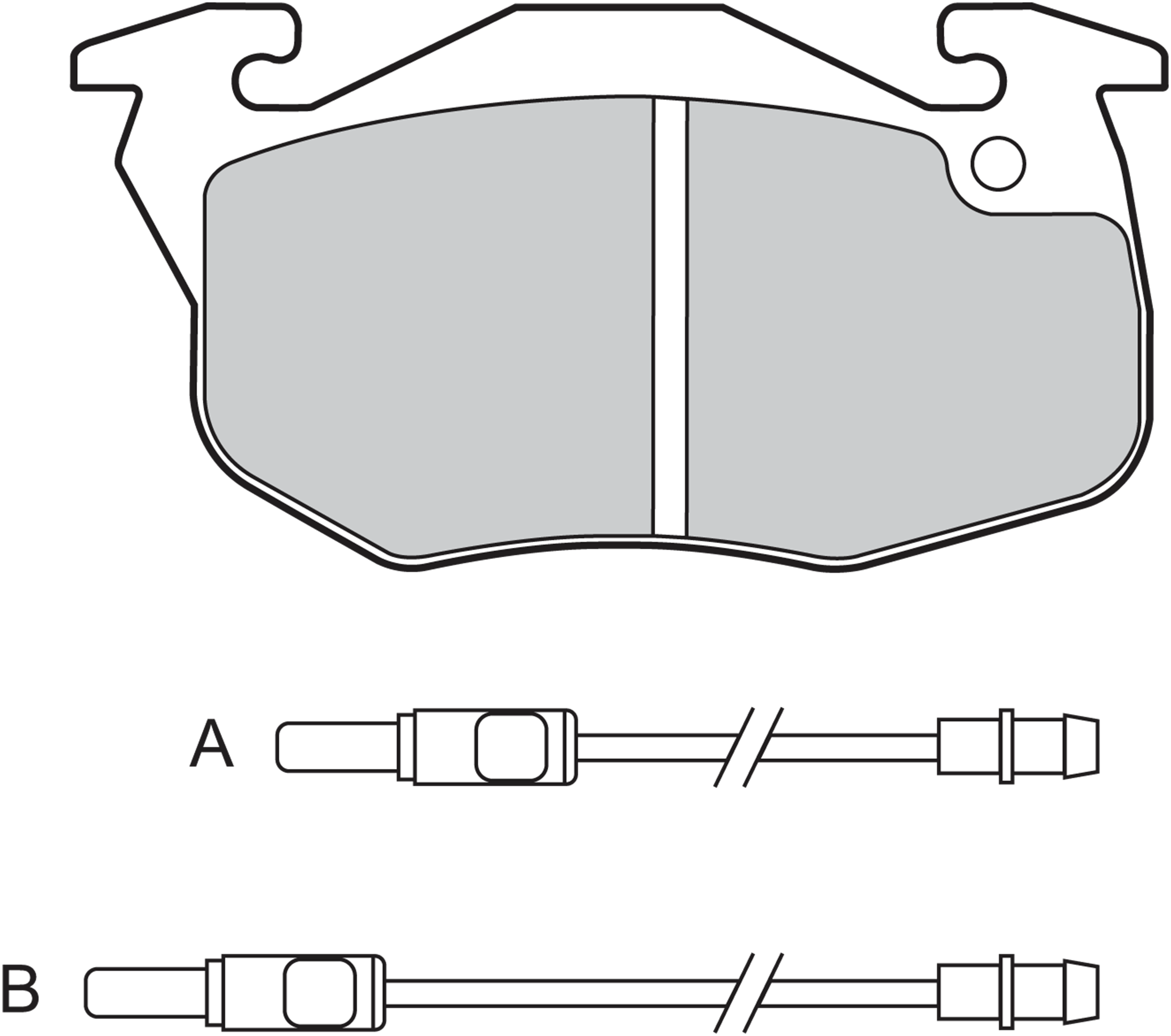 Jeu de 4 plaquettes de frein | VALEO