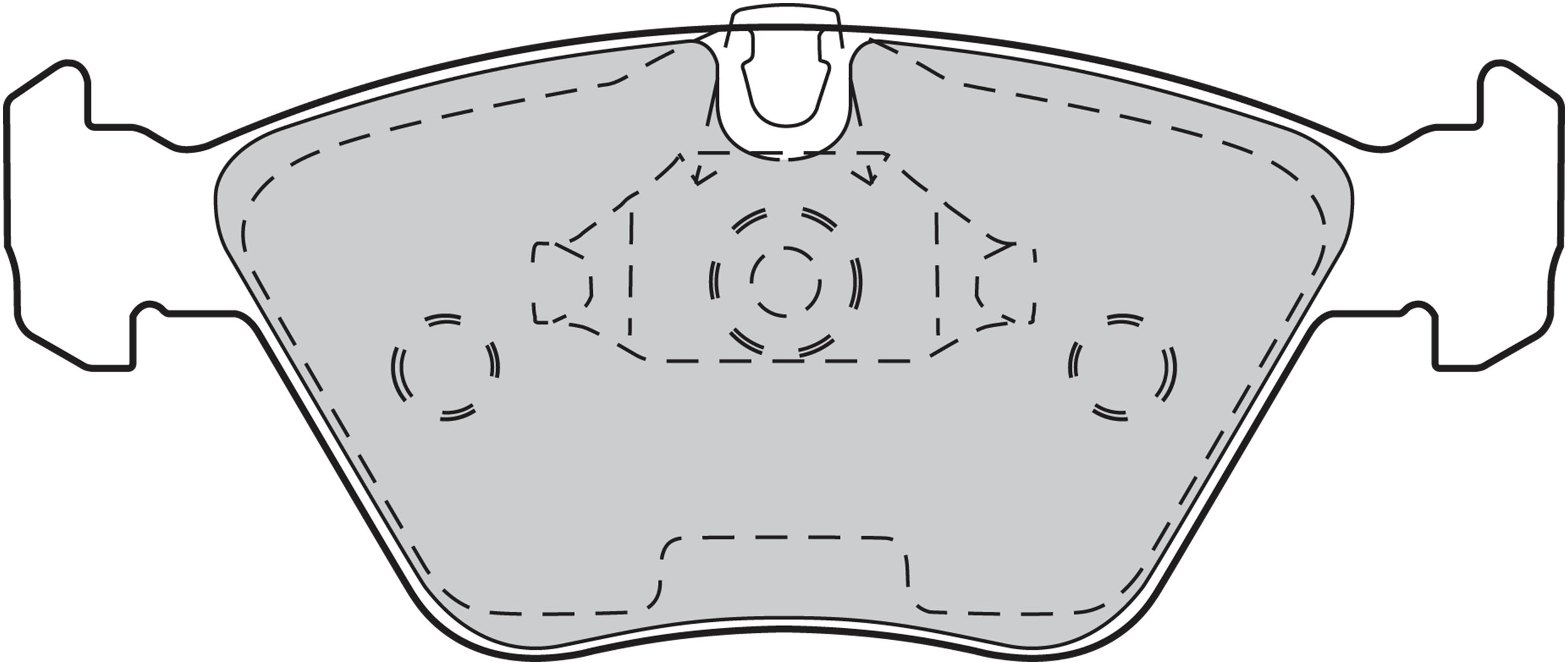 Jeu de 4 plaquettes de frein | VALEO