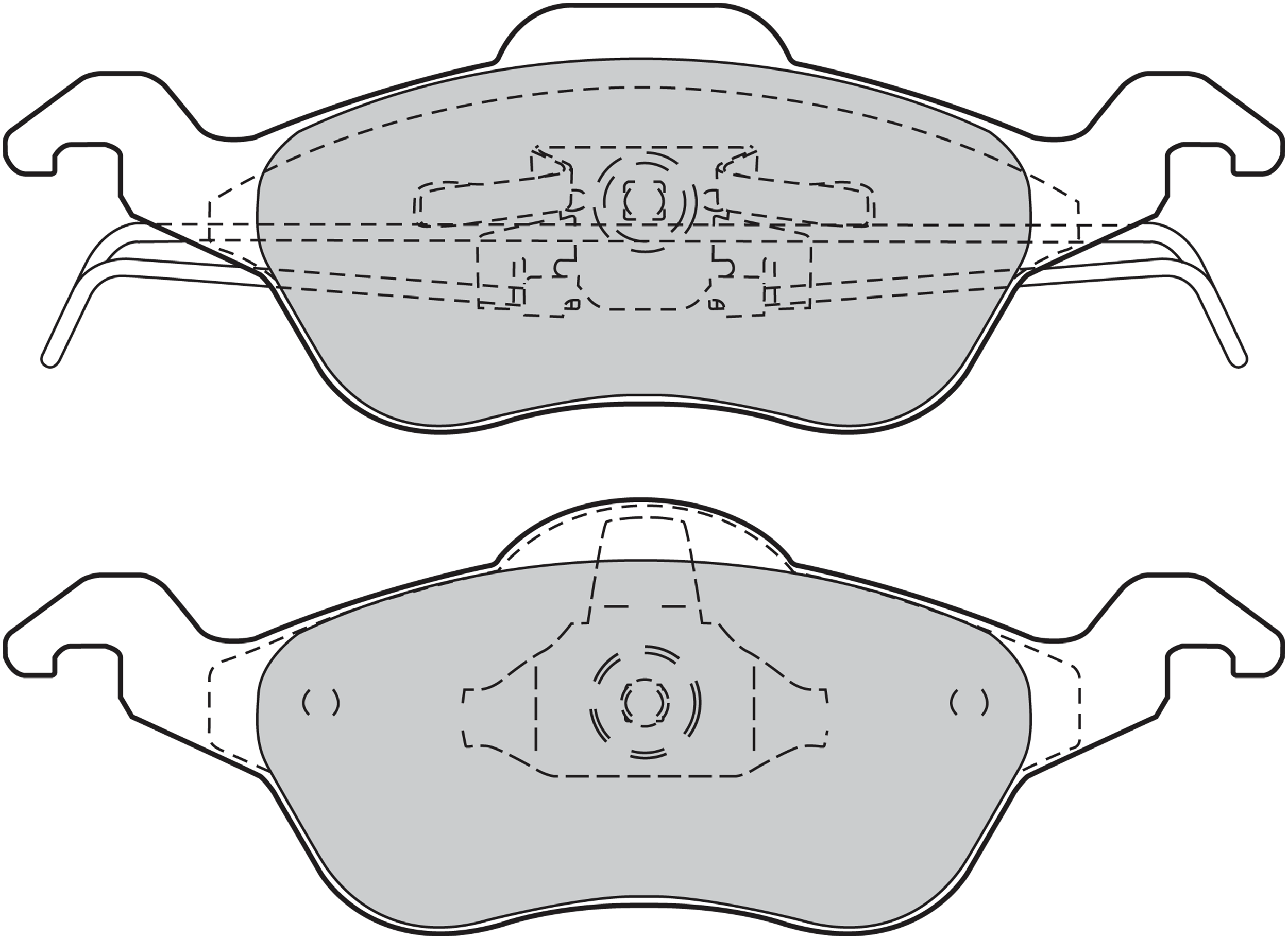 Jeu de 4 plaquettes de frein | VALEO