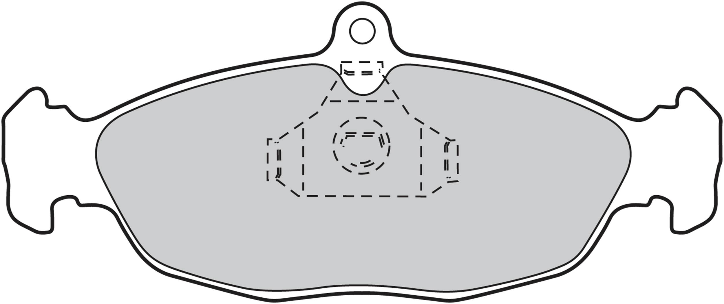 Jeu de 4 plaquettes de frein | VALEO