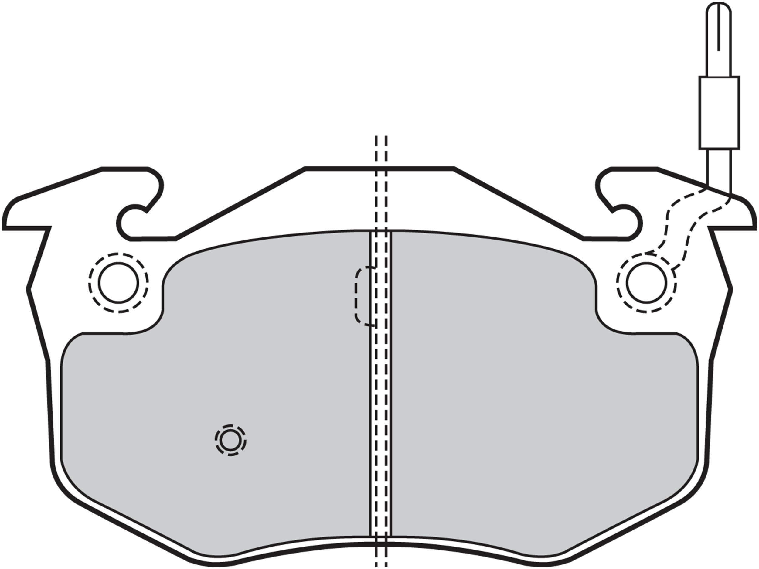 Jeu de 4 plaquettes de frein | VALEO
