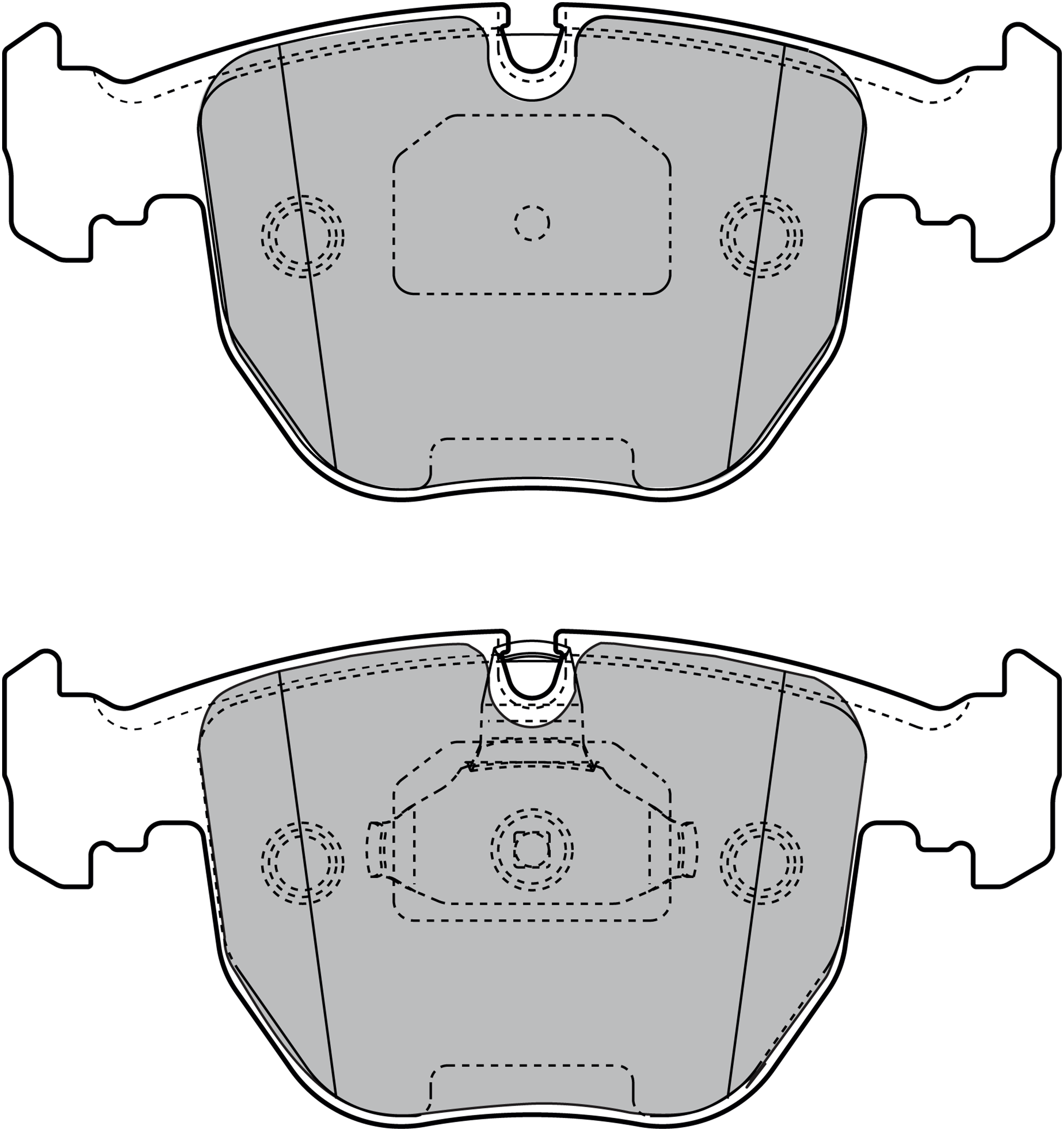 Jeu de 4 plaquettes de frein | VALEO