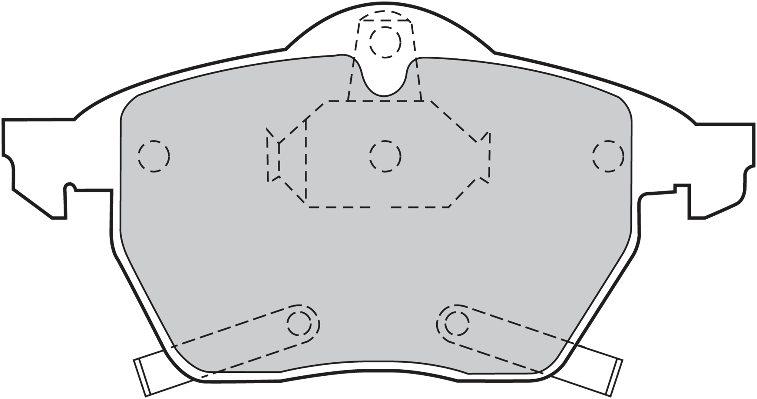 Jeu de 4 plaquettes de frein | VALEO
