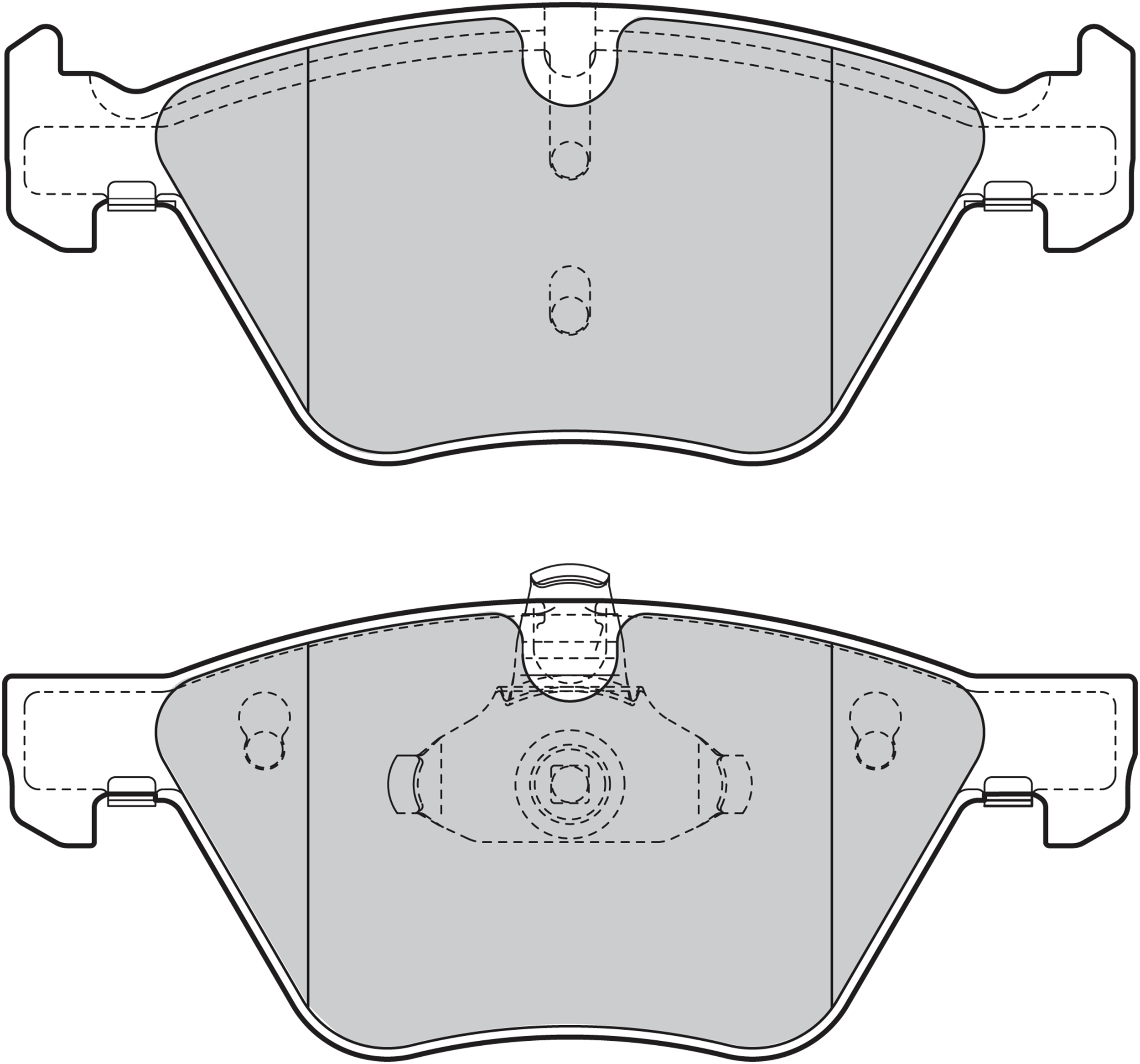 Jeu de 4 plaquettes de frein | VALEO