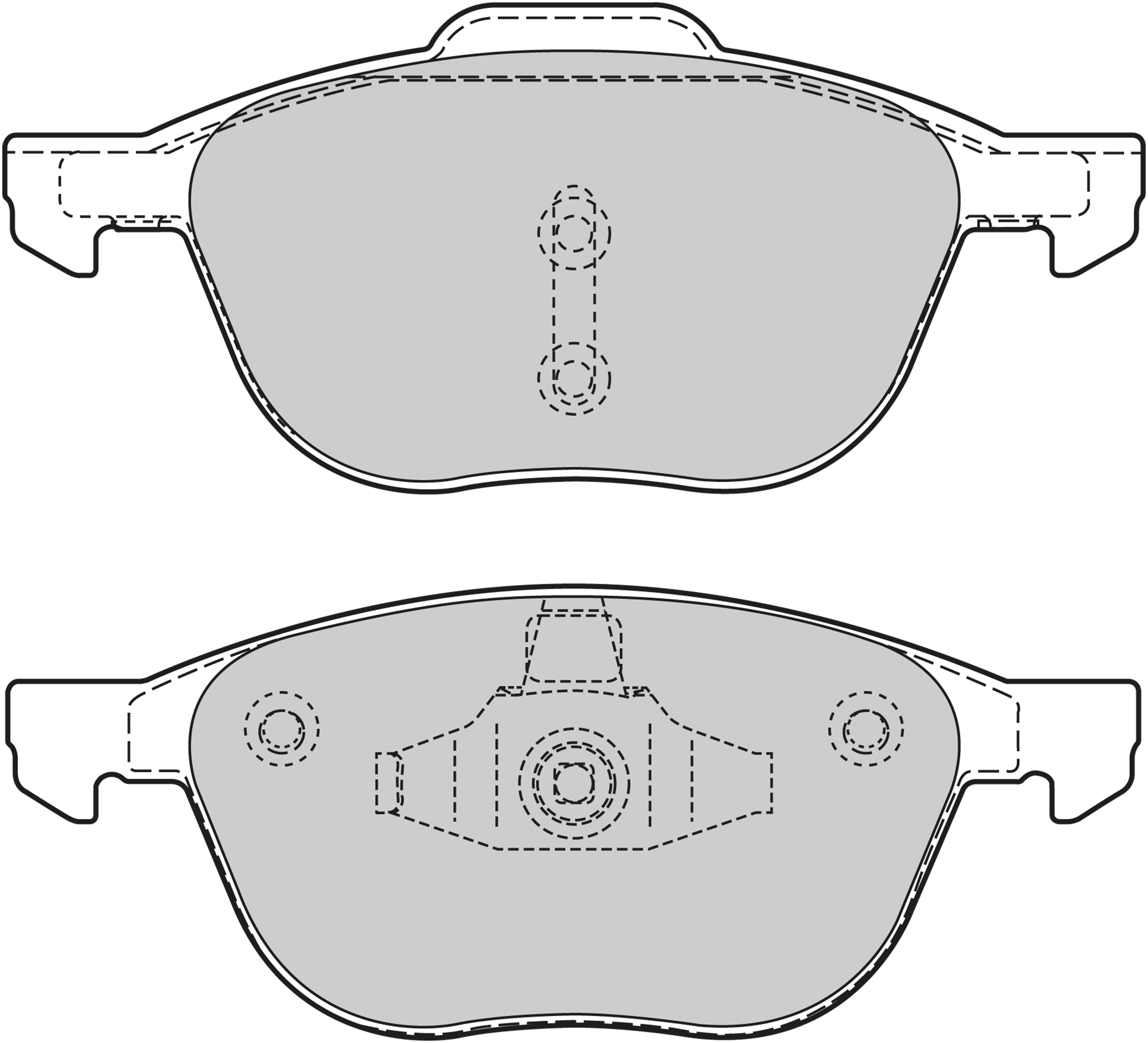 Jeu de 4 plaquettes de frein | VALEO