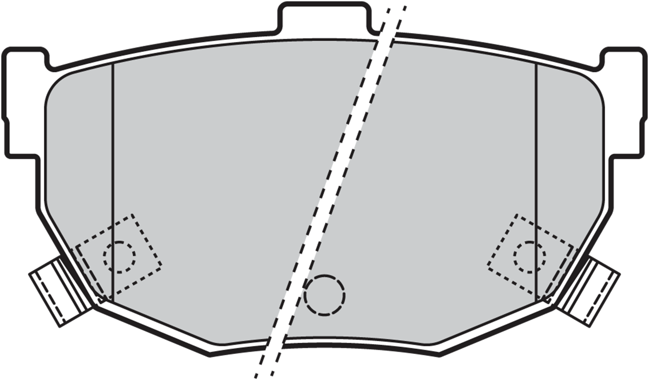 Jeu de 4 plaquettes de frein | VALEO