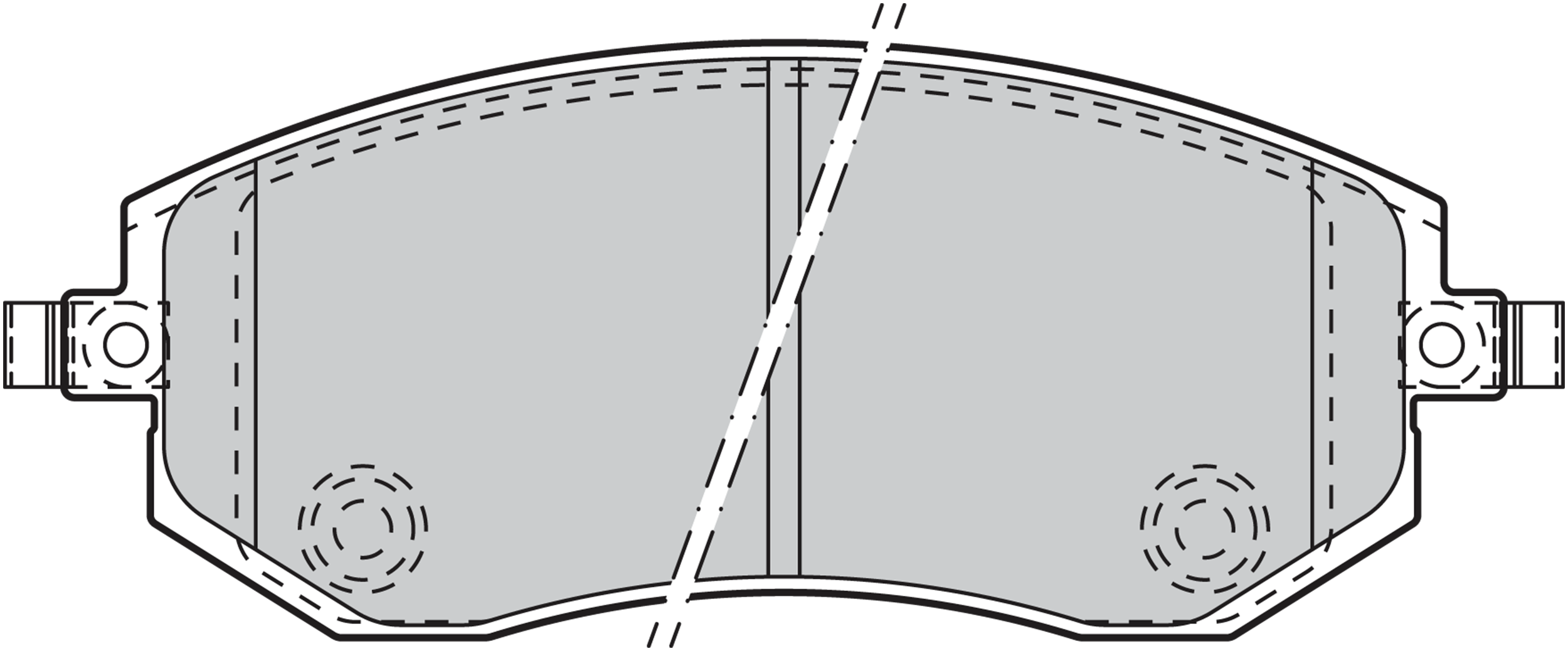Jeu de 4 plaquettes de frein | VALEO