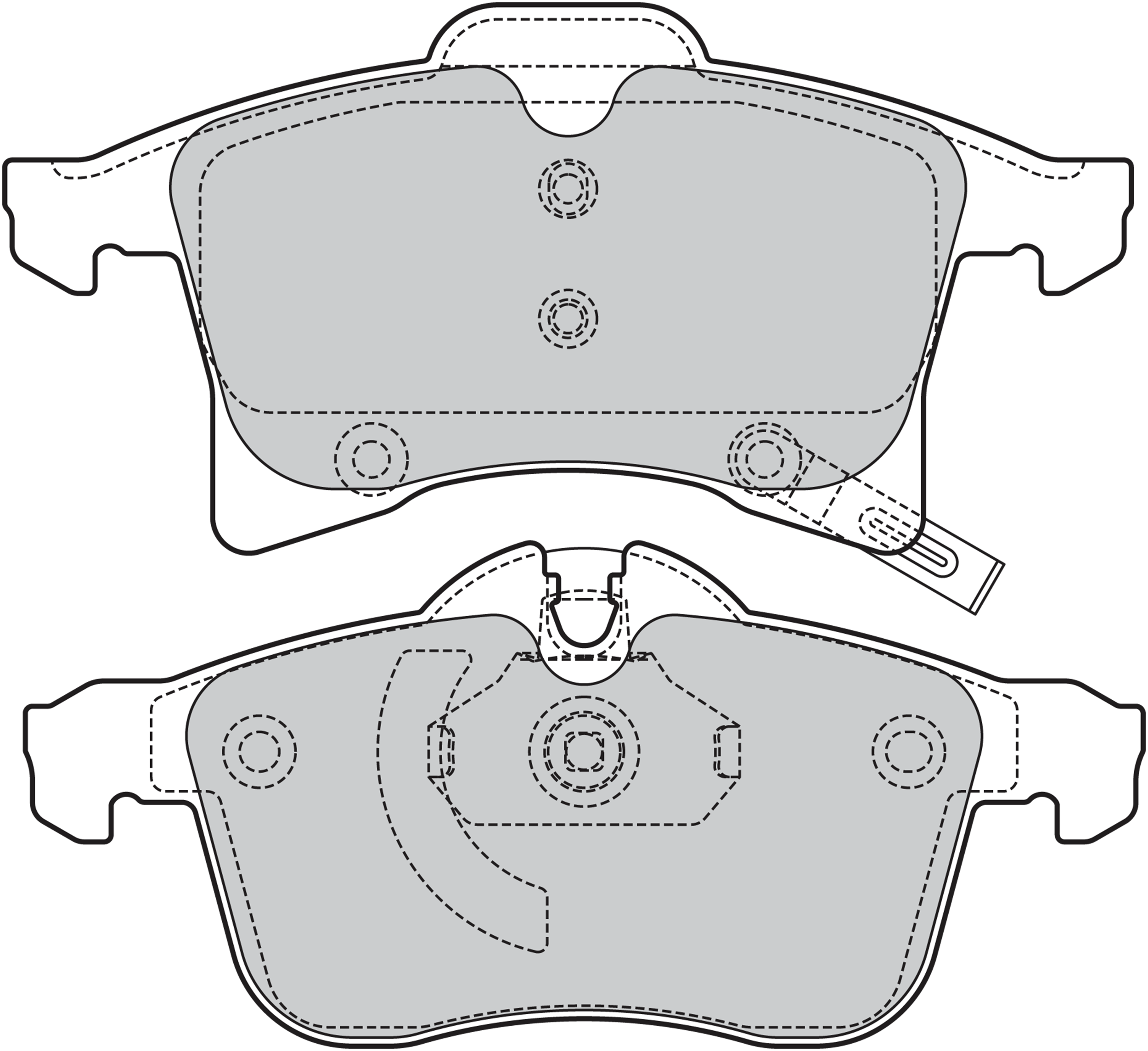 Jeu de 4 plaquettes de frein | VALEO