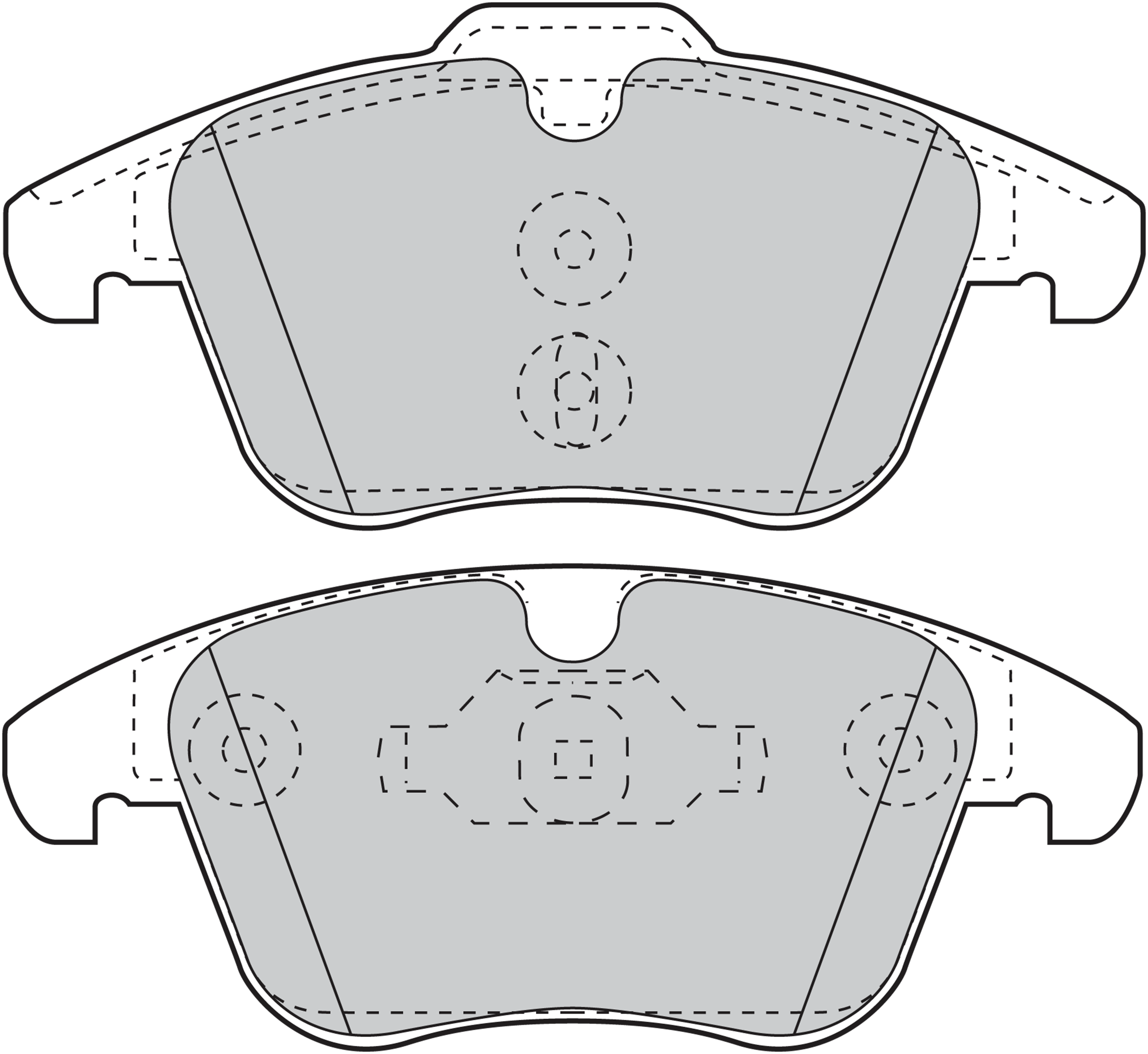 Jeu de 4 plaquettes de frein | VALEO