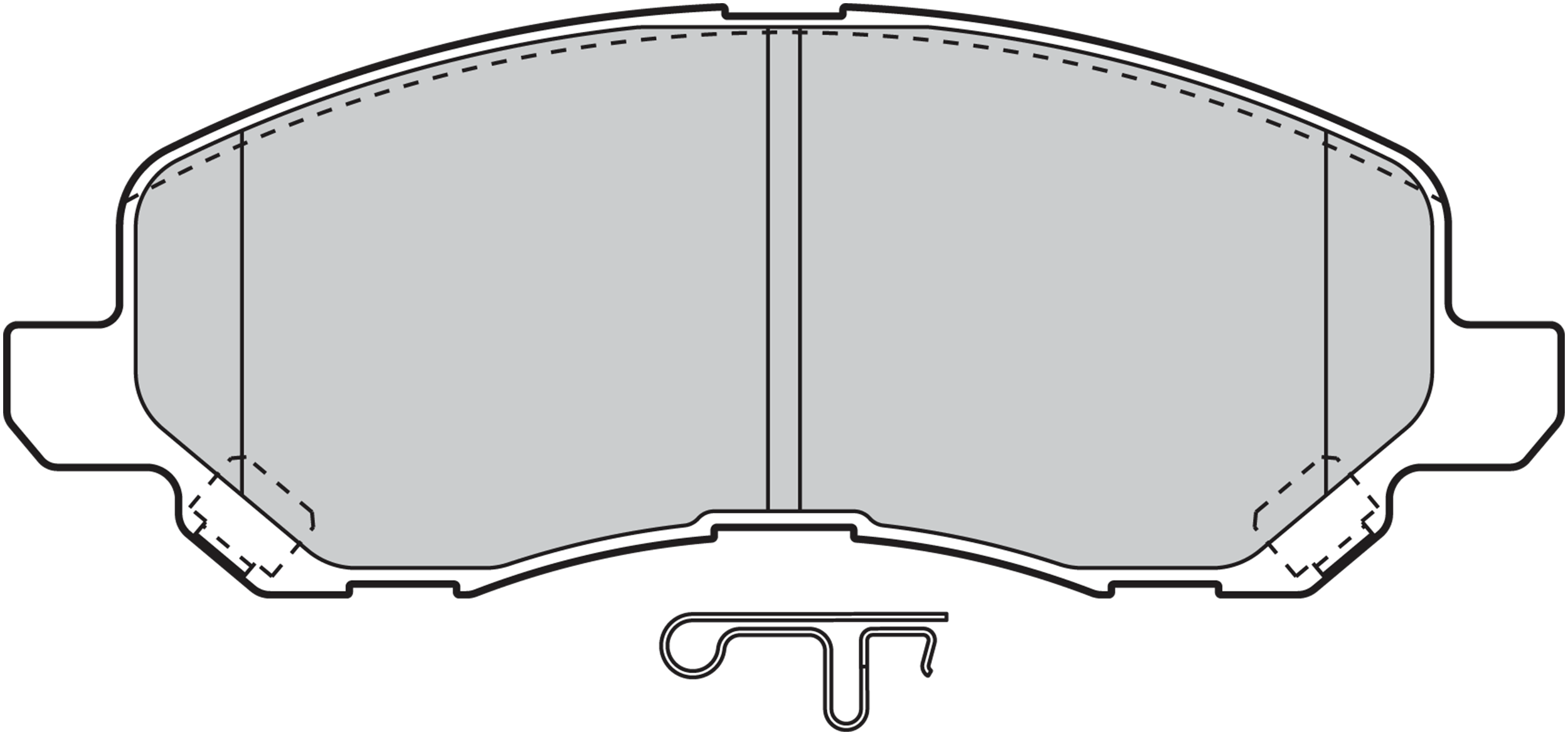 Jeu de 4 plaquettes de frein | VALEO