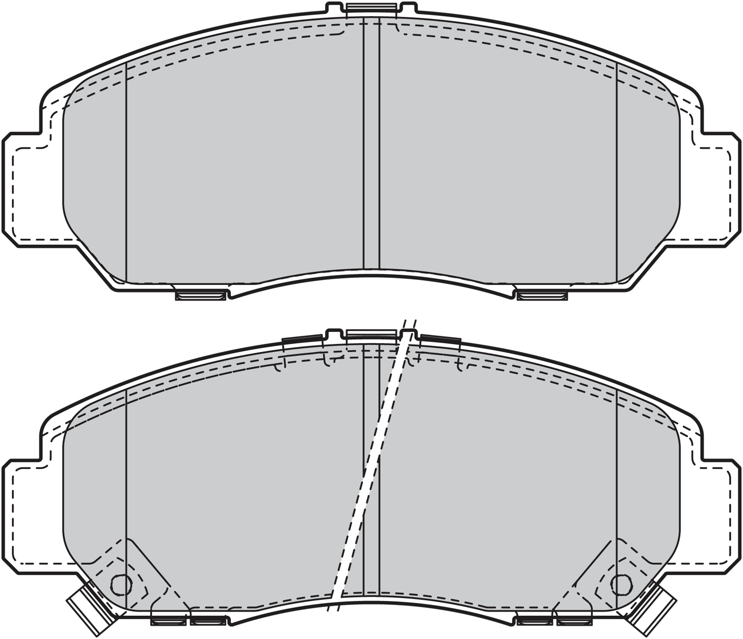 Jeu de 4 plaquettes de frein | VALEO