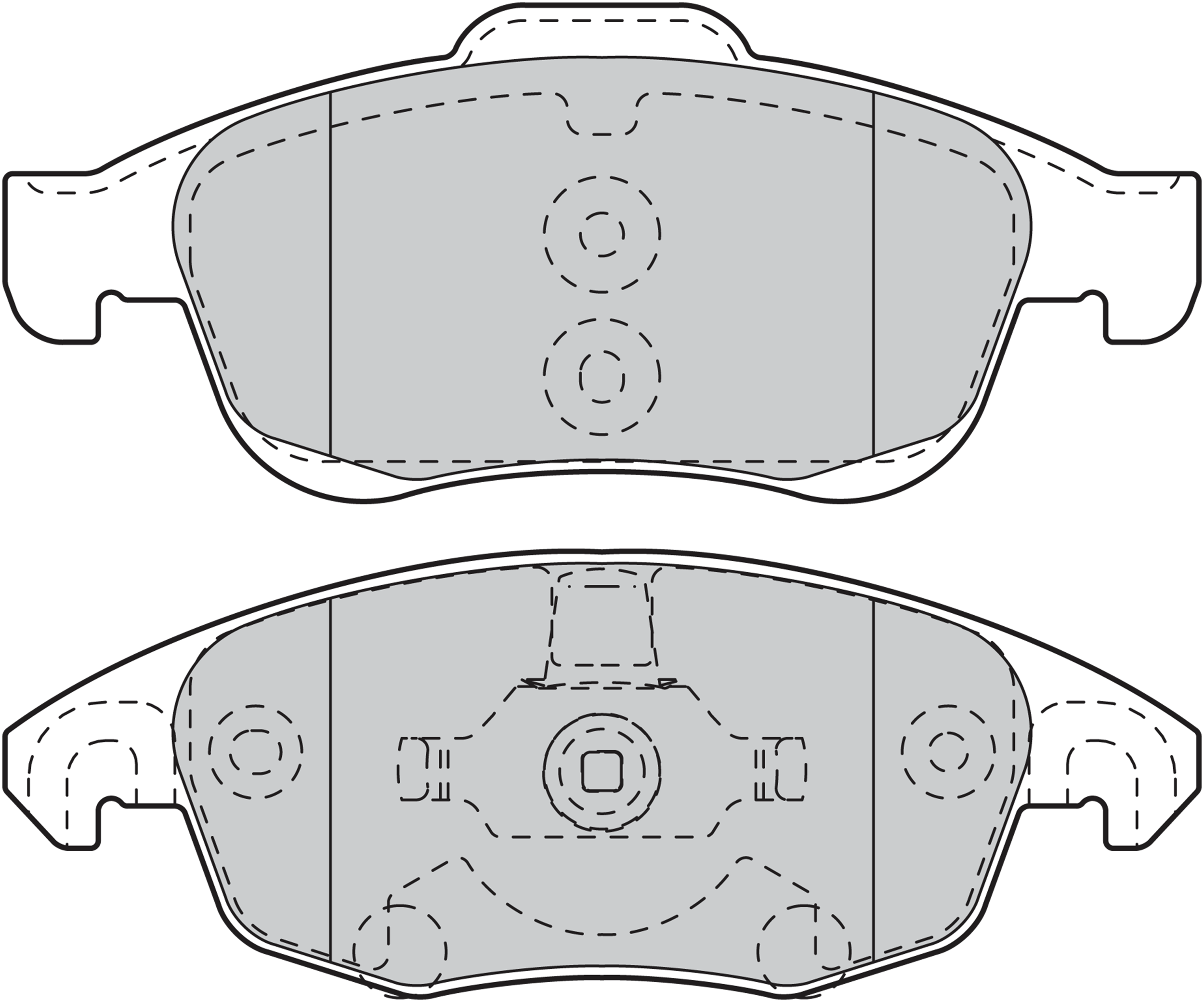 Jeu de 4 plaquettes de frein | VALEO