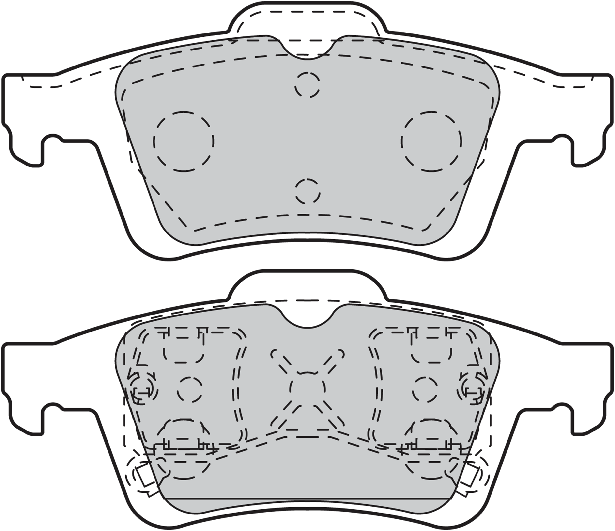 Jeu de 4 plaquettes de frein | VALEO