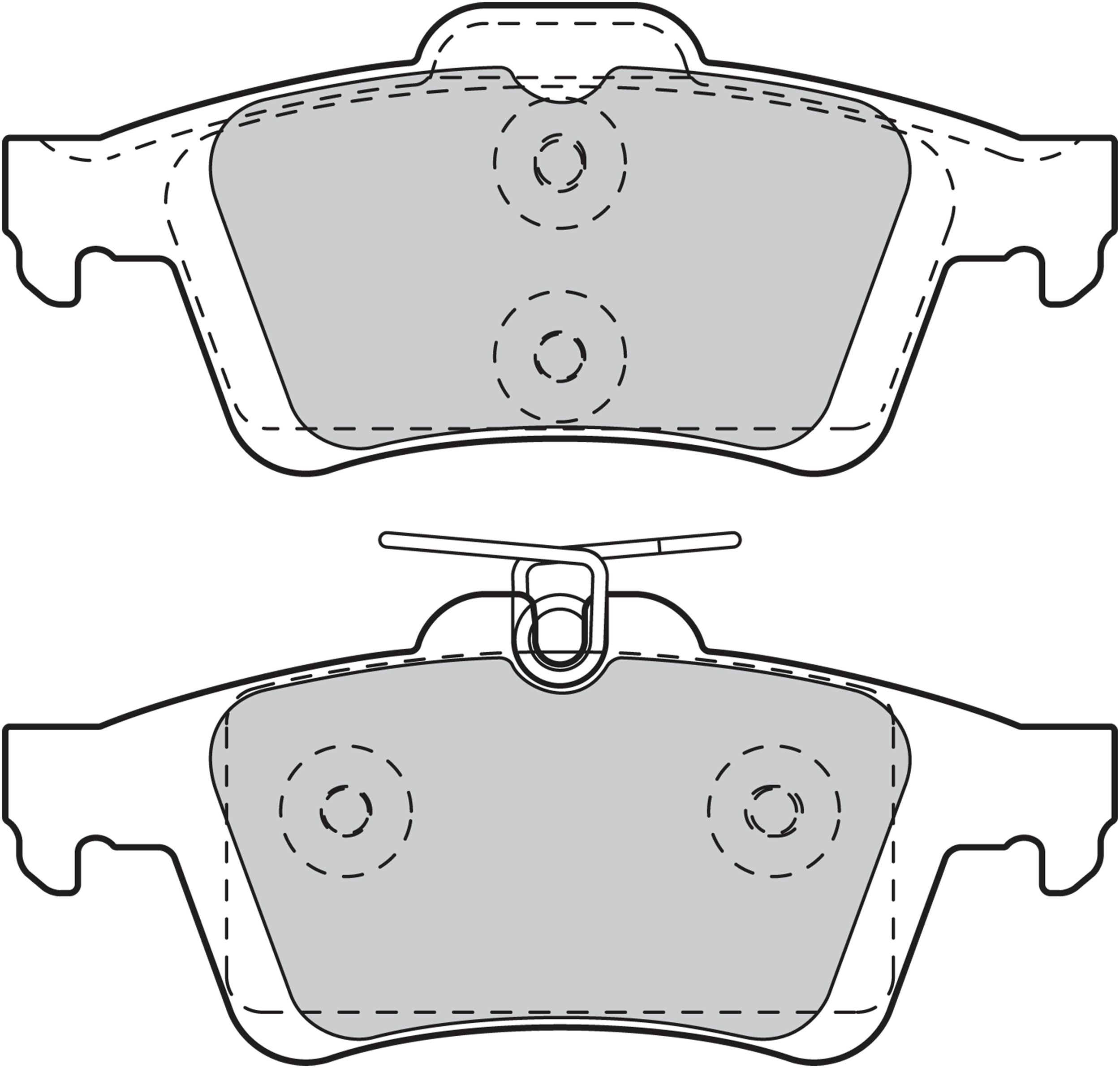 Jeu de 4 plaquettes de frein | VALEO