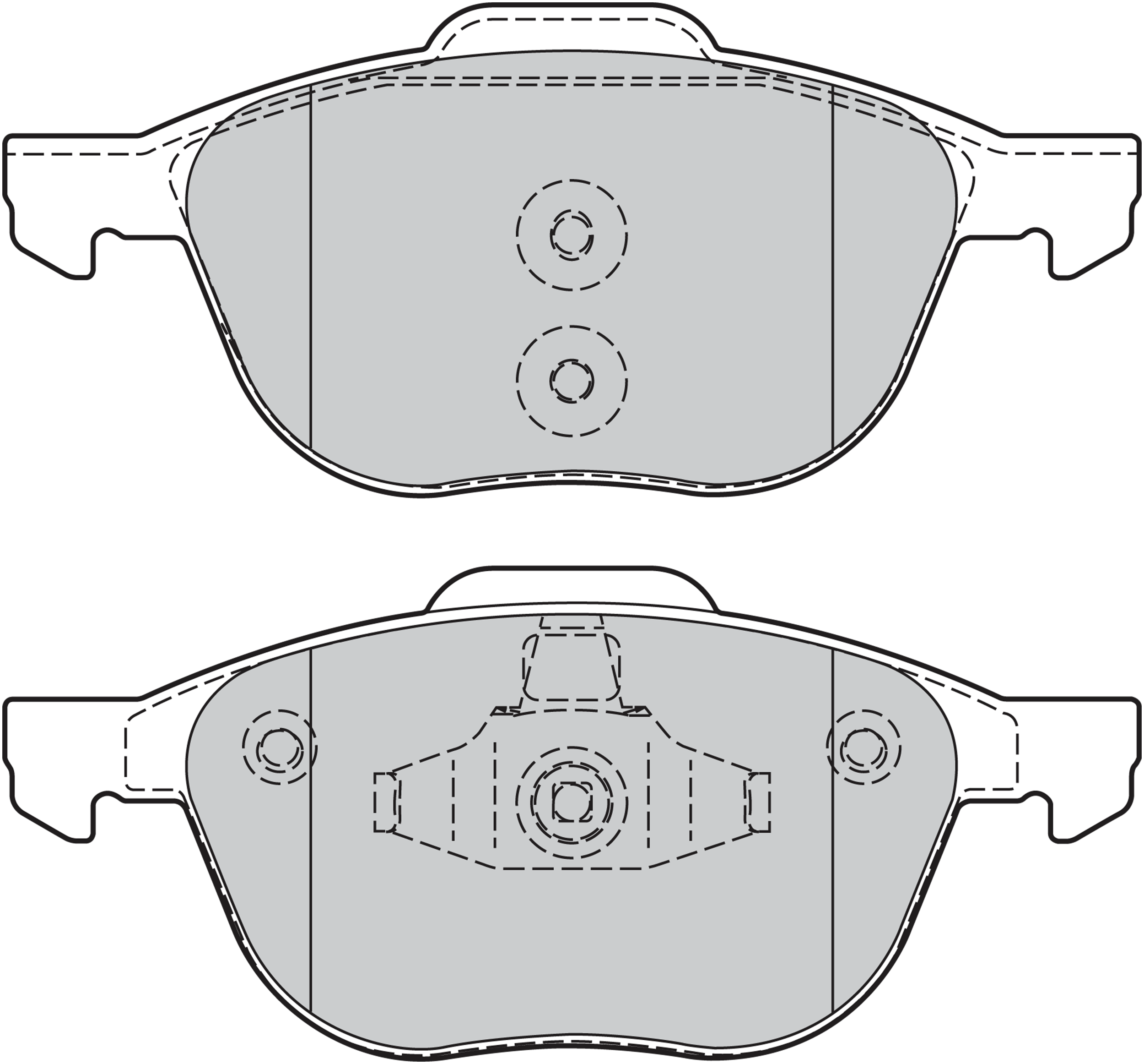 Jeu de 4 plaquettes de frein | VALEO