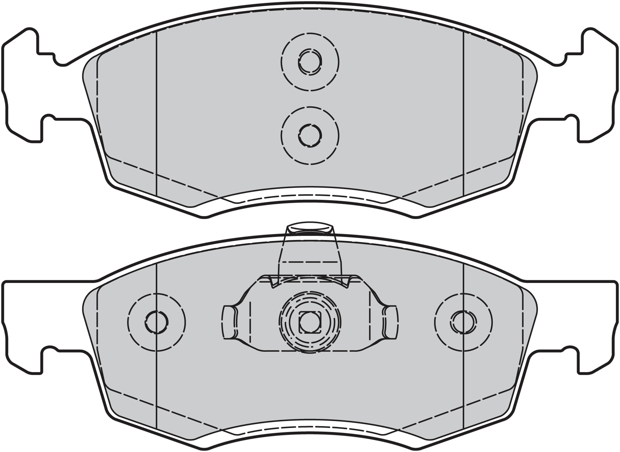 Kit de plaquettes de frein, frein à disque | VALEO