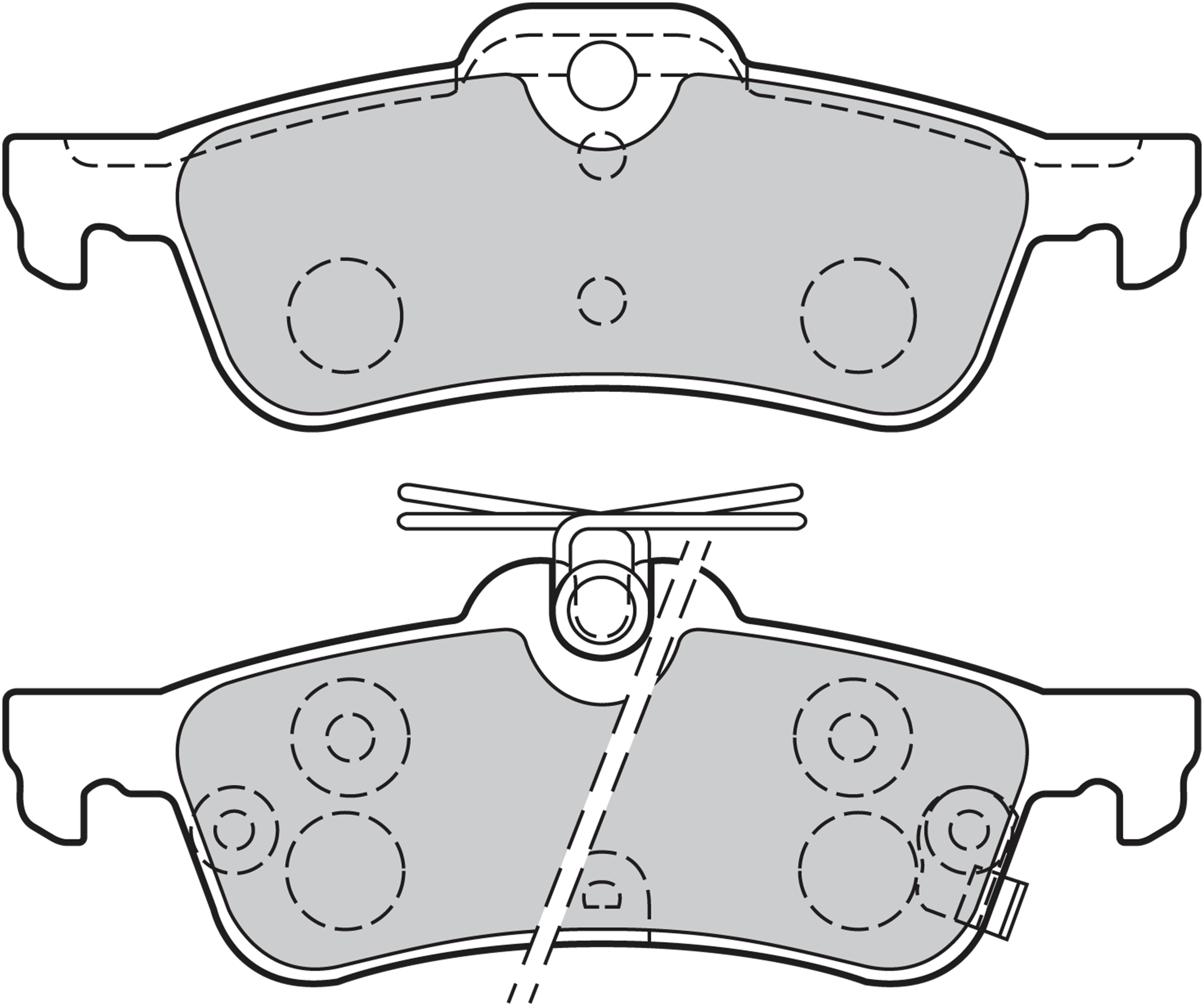 Kit de plaquettes de frein, frein à disque | VALEO