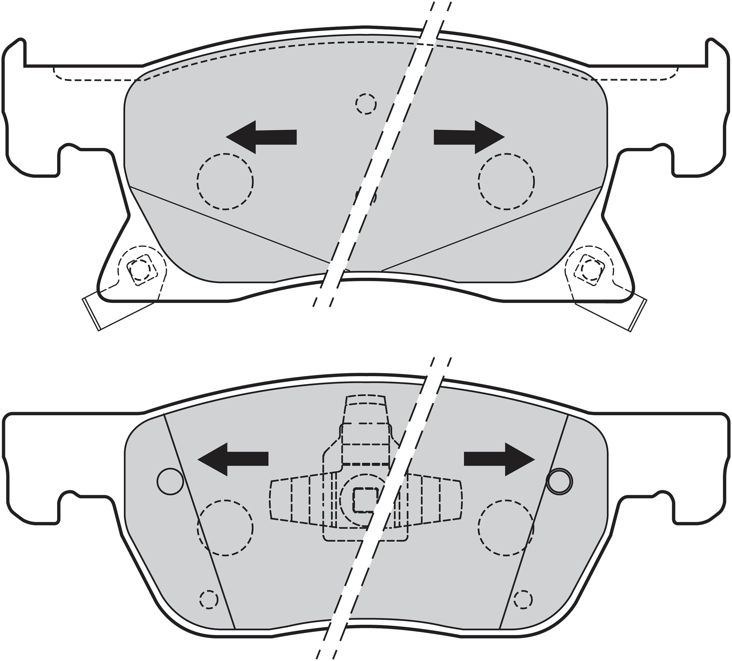 Kit de plaquettes de frein, frein à disque | VALEO