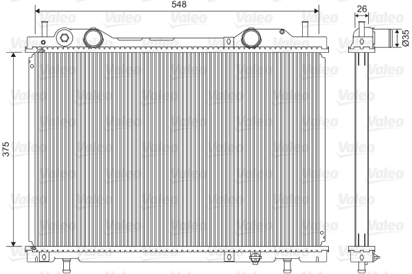 Radiateur, refroidissement du moteur | VALEO