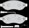 Image du produit pour Jeu de 4 plaquettes de frein