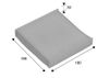 Image du produit pour Filtre, air de l'habitacle CLIMFILTER COMFORT