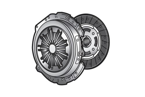 Image du produit pour Kit d'embrayage VALEO CLASSIC KIT2P