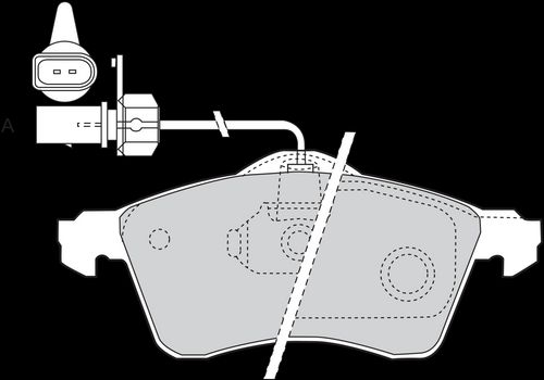 Image du produit pour Jeu de 4 plaquettes de frein