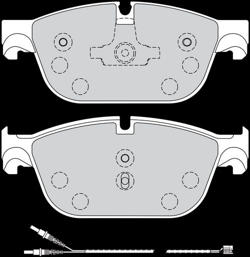 Image du produit pour Jeu de 4 plaquettes de frein