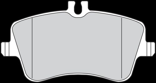 Image du produit pour Jeu de 4 plaquettes de frein