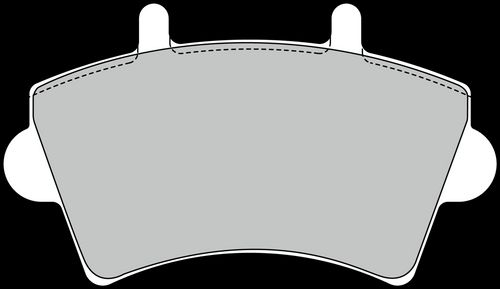 Image du produit pour Jeu de 4 plaquettes de frein