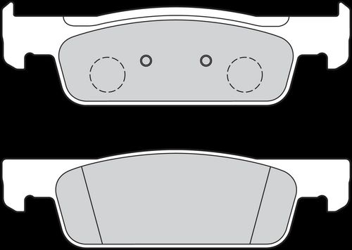 Image du produit pour Jeu de 4 plaquettes de frein