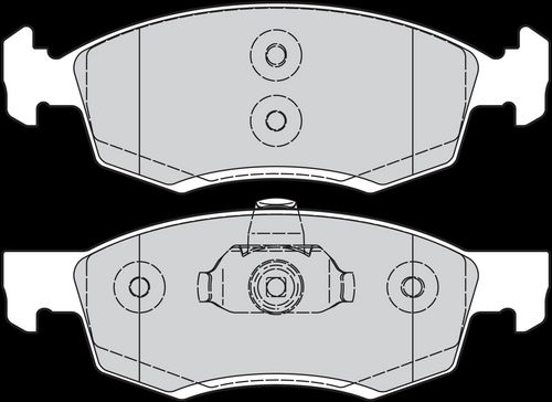 Image du produit pour Kit de plaquettes de frein, frein à disque