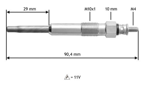 Image du produit pour Bougie de préchauffage
