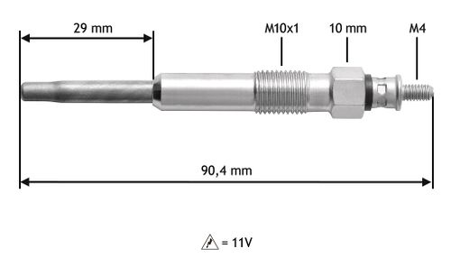 Image du produit pour Bougie de préchauffage