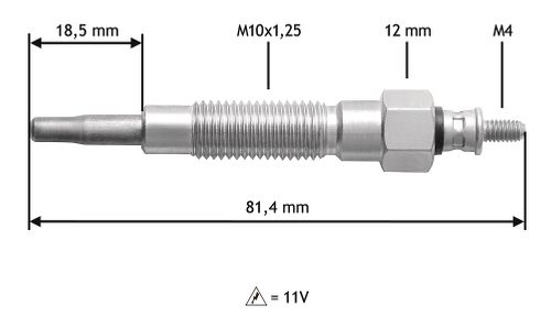 Image du produit pour Bougie de préchauffage