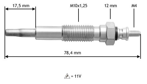 Image du produit pour Bougie de préchauffage