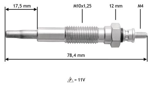 Image du produit pour Bougie de préchauffage