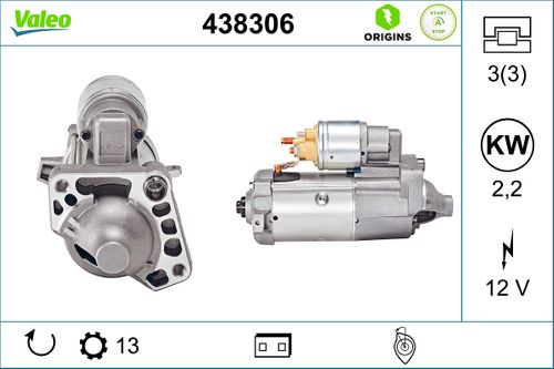 Image du produit pour Démarreur NEW STOP&START ORIGINAL PART