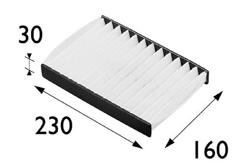 Image du produit pour Filtre, air de l'habitacle CLIMFILTER COMFORT