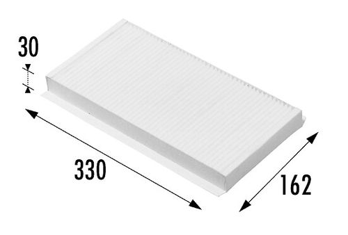 Image du produit pour Filtre, air de l'habitacle CLIMFILTER COMFORT