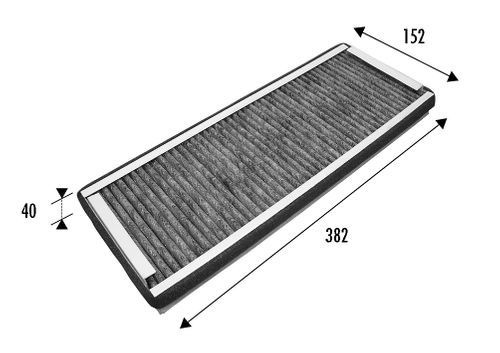 Image du produit pour Filtre, air de l'habitacle CLIMFILTER PROTECT